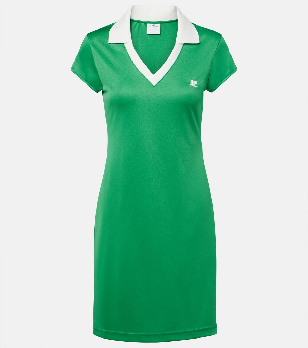 Courrèges Jersey polo dress