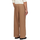 colbo Brown Cropped Farm Trousers