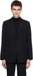 AURALEE Black Water-Repellent Blazer