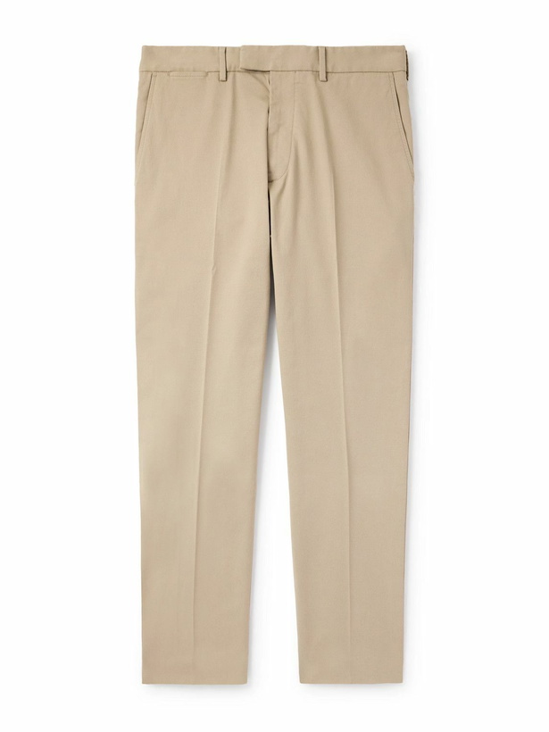 Photo: TOM FORD - Tapered Cotton-Blend Twill Chinos - Brown