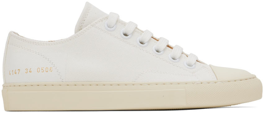 Common Projects White Tournament Low Sneakers