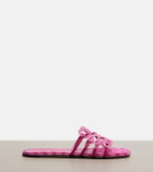 Loewe Paula's Ibiza Petal Anagram canvas slides
