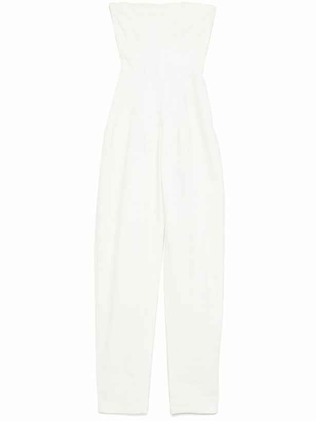 Photo: Mônot Strapless Denim Jumpsuit