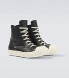 Rick Owens Jumbolace leather high-top sneakers