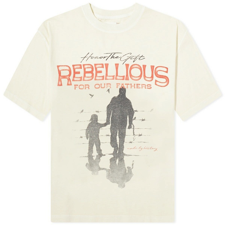 Photo: Honor the Gift Men's Rebellious T-Shirt in Bone
