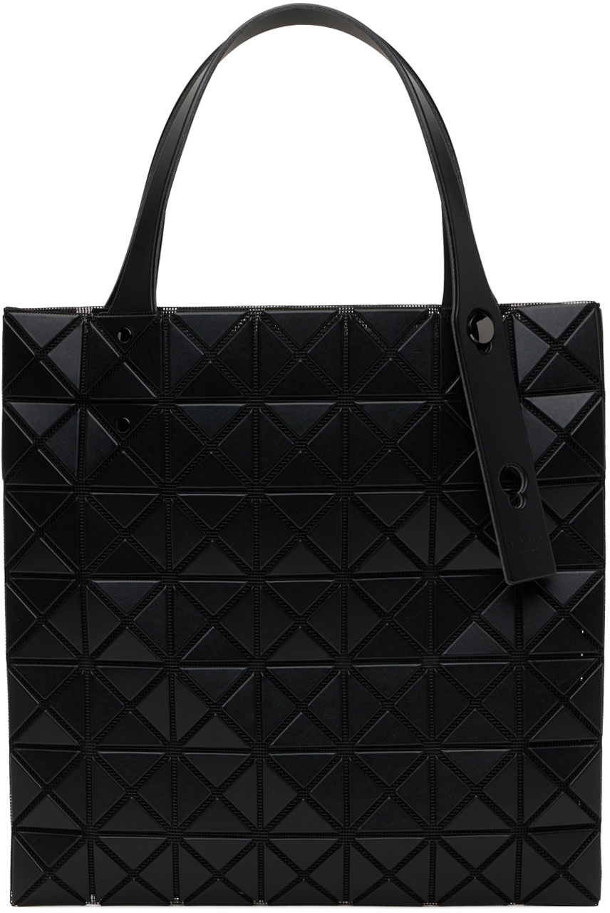 BAO BAO ISSEY MIYAKE Black Prism Matte Tote Bao Bao Issey Miyake
