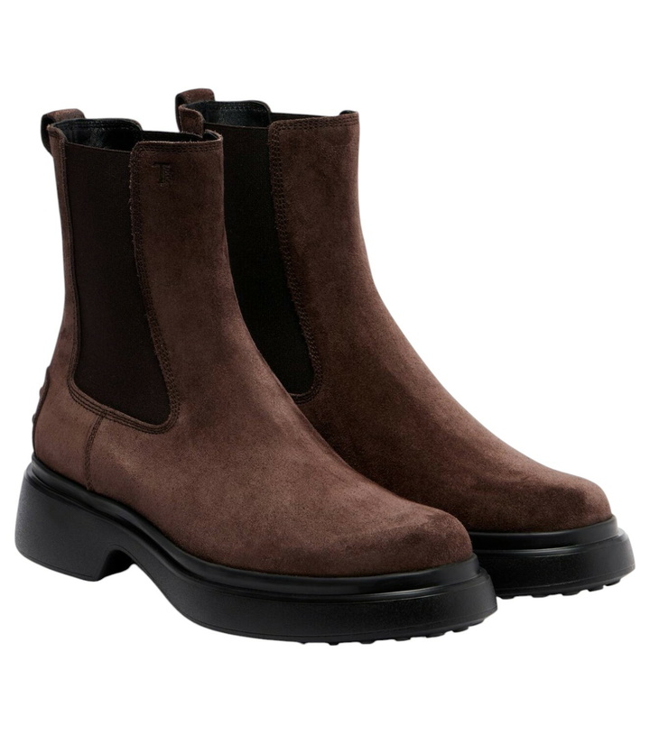 Photo: Tod's Suede Chelsea boots