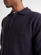 Sunspel - Wool Polo Shirt - Blue
