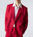 Bode Double-breasted linen blazer