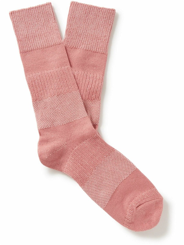 Photo: Mr P. - Textured Knitted Socks