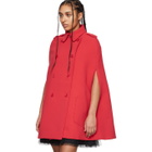 RED Valentino Red Double-Breasted Coat