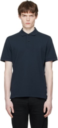 BOSS Navy Regular-Fit Cotton Polo