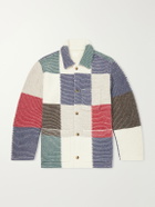 Aimé Leon Dore - Patchwork Intarsia-Knit Wool-Blend Jacket - Multi