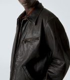 RRL Lynton leather biker jacket