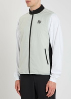 Malbon Performance Logo-print Shell Vest Silver