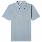Sunspel Men's Riviera Polo Shirt in Sky Blue