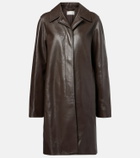 The Row Gracia leather jacket