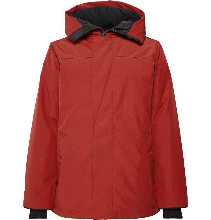 Photo: Canada Goose - Garibaldi Arctic Tech Hooded Down Parka with Removable Vereflex 15D Gilet - Red