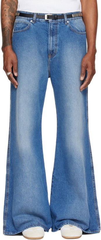 Photo: LU'U DAN Blue Denim Phat Jeans