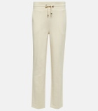Bogner High-rise cotton-blend sweatpants