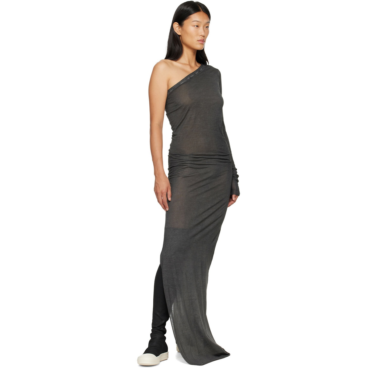 Rick Owens DRKSHDW Gray Tower Ziggy Maxi Dress