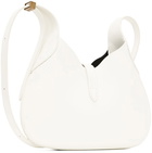 Palm Angels White Calfskin Shoulder Bag