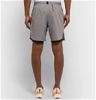 Nike Running - Stride 2-in-1 Flex Dri-FIT and Mesh Shorts - Gray