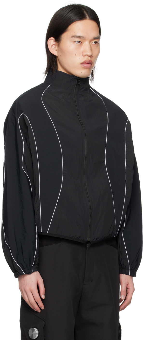 CMMAWEAR Black & Navy Piping Reversible Jacket