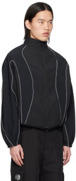 CMMAWEAR Black & Navy Piping Reversible Jacket