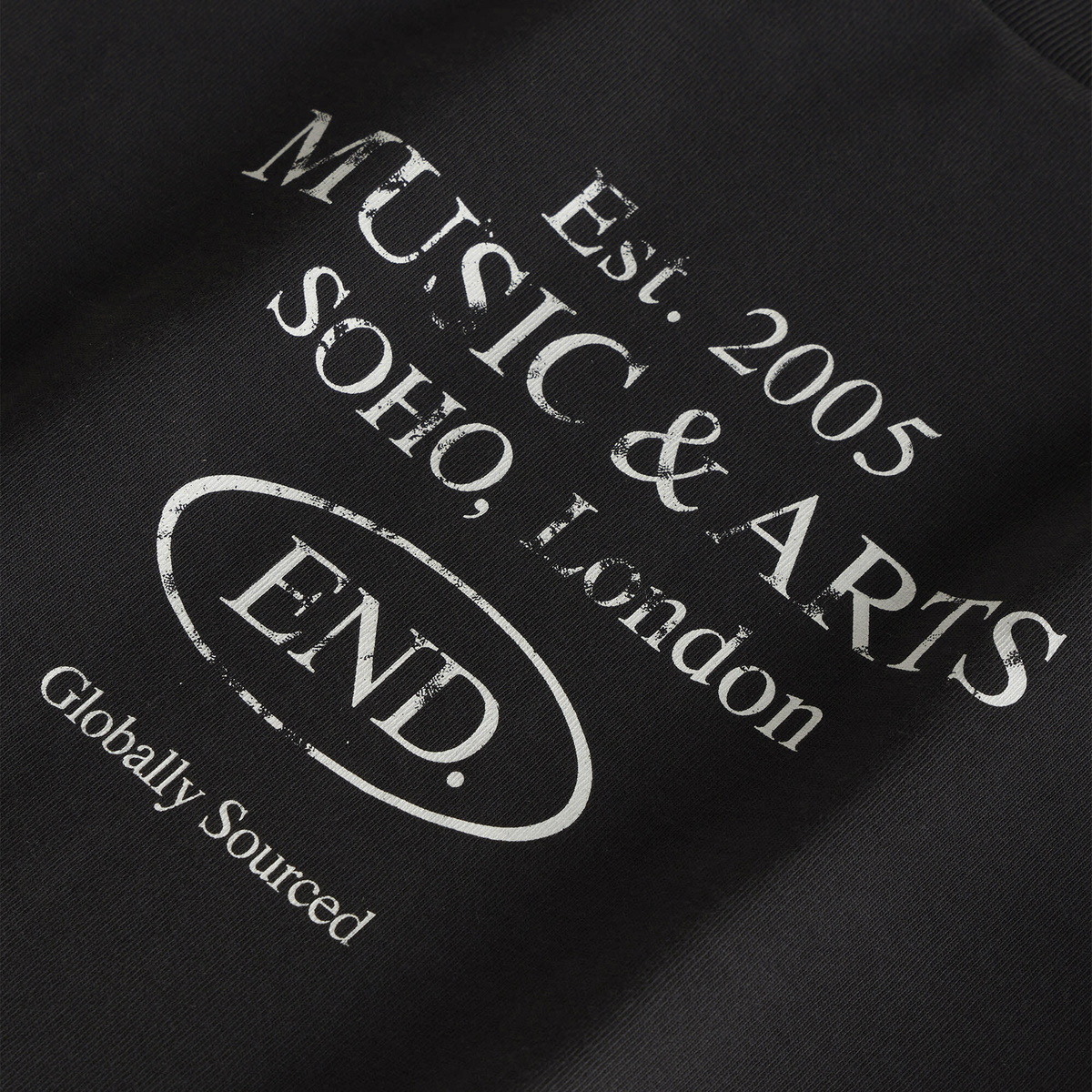 END. Women's Established Baby T-Shirt in Cinder Black