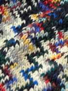 Missoni - Fringed Crochet-Knit Wool Scarf