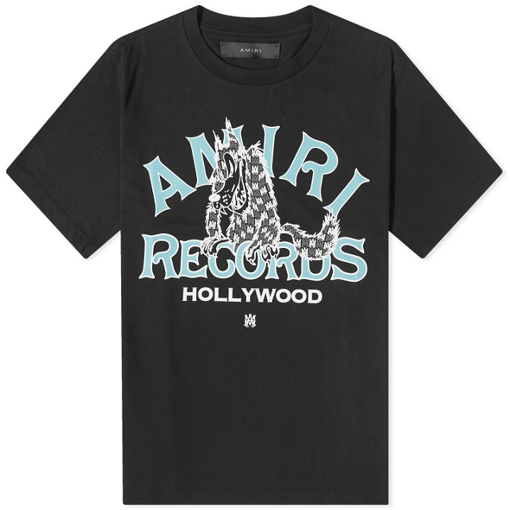 Photo: AMIRI Men's Records Wolf T-Shirt in Black