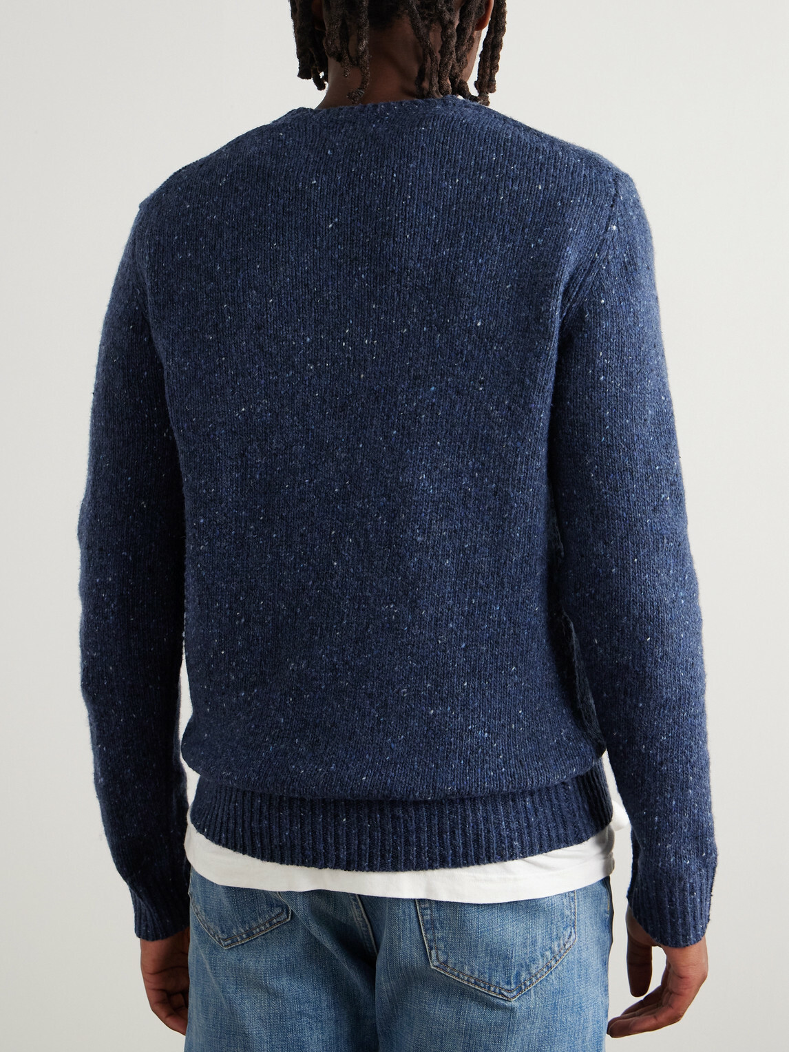 Hartford - Wool-Blend Sweater - Blue