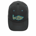 Butter Goods Men's Connection 6 Panel Cap in Black 
