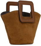 Staud Brown Shirley Mini Bucket Bag