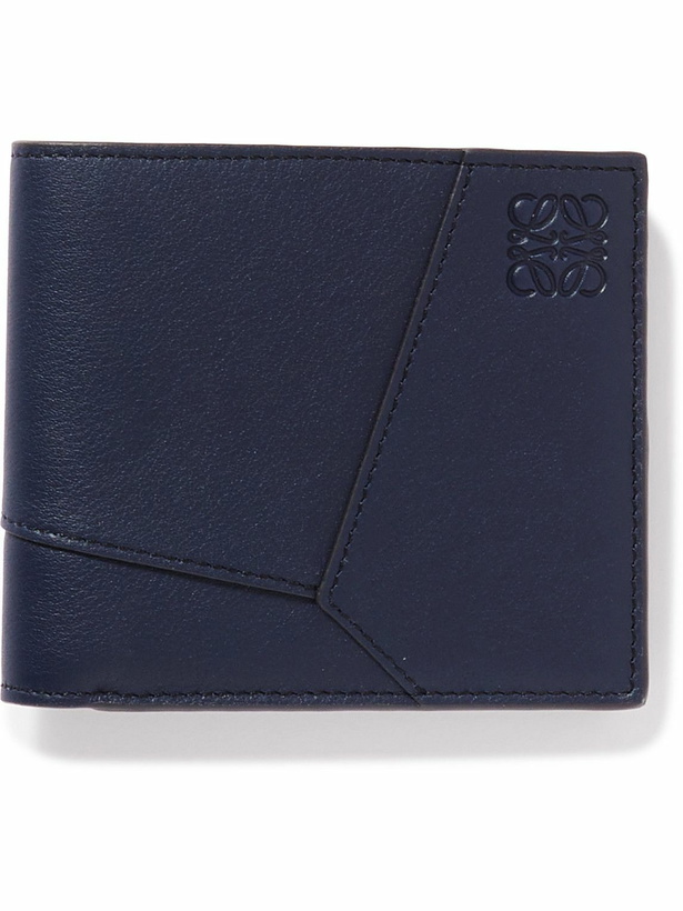 Photo: LOEWE - Puzzle Logo-Embossed Leather Billfold Wallet