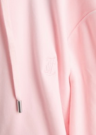 Juicy Couture Robertson Hooded Velour Sweatshirt Light Pink