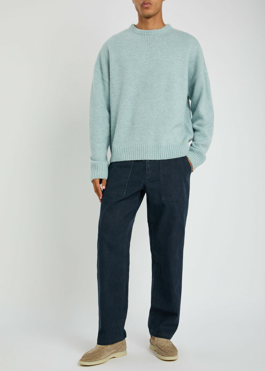 Che Carpenter Twill Trousers Navy