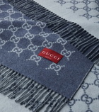 Gucci GG wool and cashmere blanket
