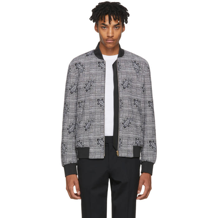 Photo: Paul Smith Black Princes of Wales and Paisley Bomber Jacket