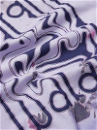 Isabel Marant - Logo-Print Tie-Dyed Cotton-Jersey T-Shirt - Purple