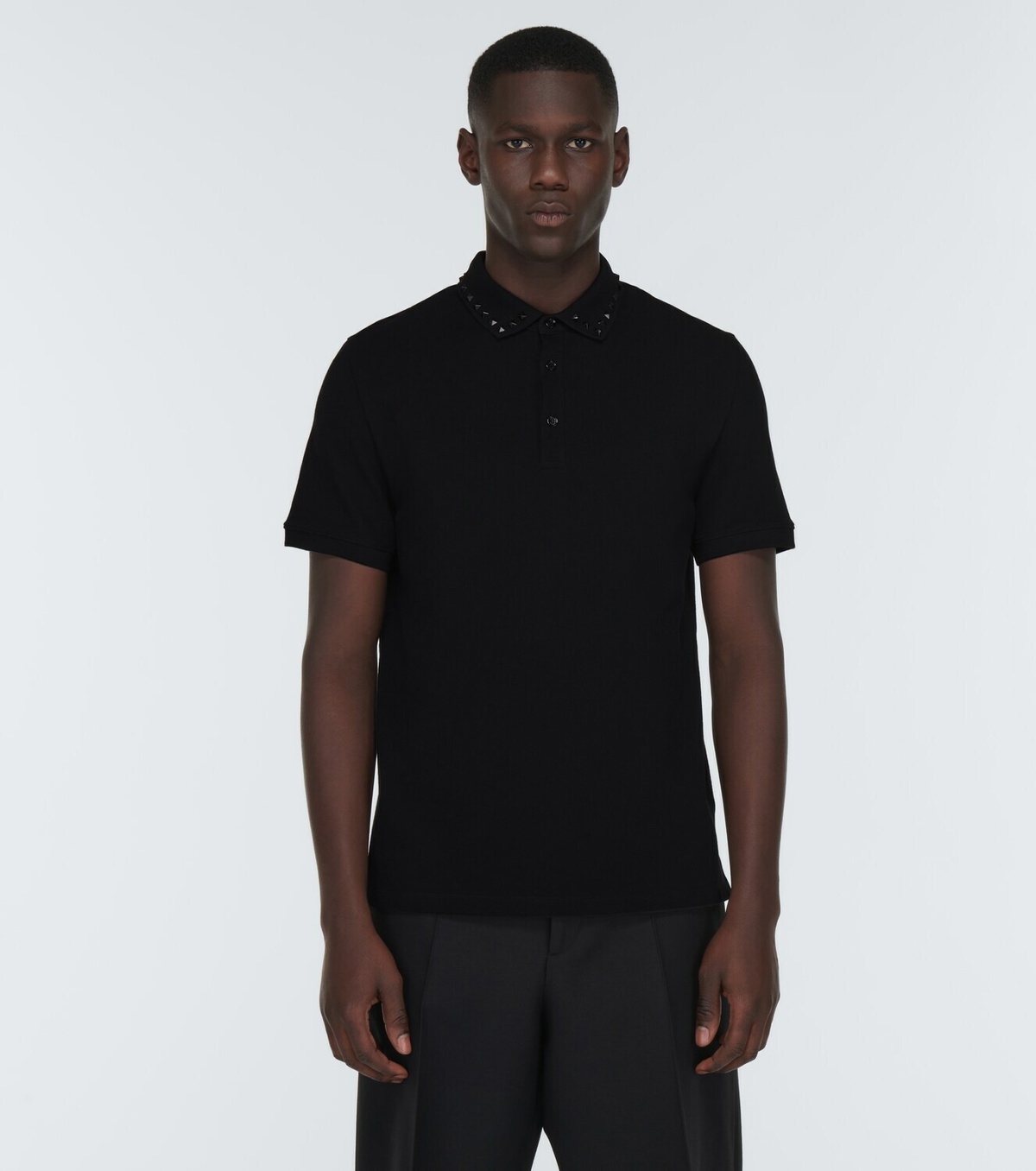 Valentino Rockstud cotton polo shirt Valentino