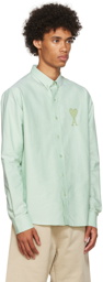 AMI Paris Green Ami De Cœur Shirt