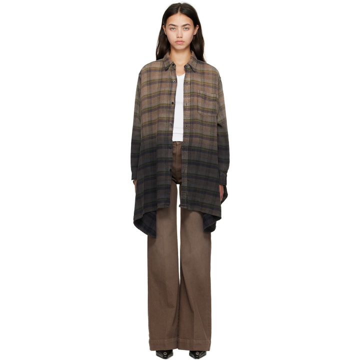Photo: R13 Black Draped Front Shirt