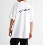 Vetements - Oversized Printed Cotton-Jersey T-Shirt - White