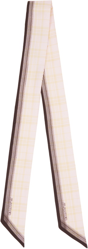 Photo: Jil Sander Pink Twilly Check Scarf