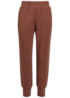 Varley The Slim Cuff 27.5 Stretch-jersey Sweatpants Maroon