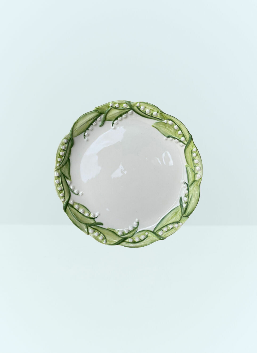 Les-Ottomans Lily Of The Valley Dinner Plate