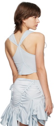 Emily Watson SSENSE Exclusive Blue Tankini Tank Top