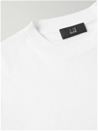 Dunhill - Slim-Fit Logo-Embroidered Cotton-Jersey T-Shirt - White